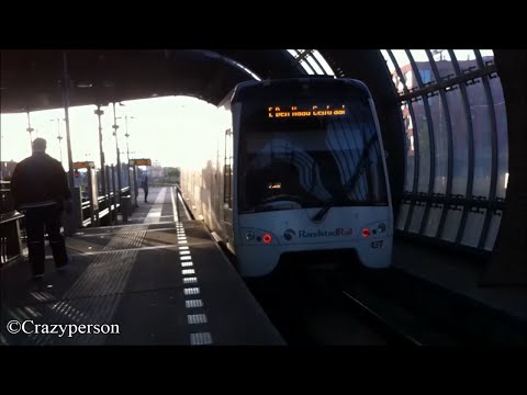 RET Metro Enkel RSG3 (5517) vertrek Leidschenveen richting Den Haag Centraal