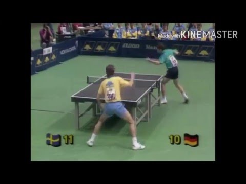 Table Tennis European Championships 1990 Appelgren vs Fetzner full match