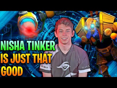👉 NISHA is So Good at This New Crazy Meta Tinker - Super Heavy Build on 7.30d Patch - "Fun Booster"