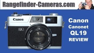 preview picture of video 'Canon Canonet QL19 New 1971 rangefinder 35mm film camera.wmv'