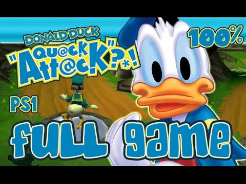 Donald Duck: Quack Attack | Goin' Quackers Walkthrough FULL GAME Longplay (PS1)