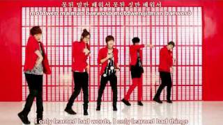B1A4 - Only learnt the bad things [english subs + romanization + hangul]