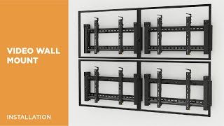 How to Install Pop-out Video Wall Mounting System LVW03-46T