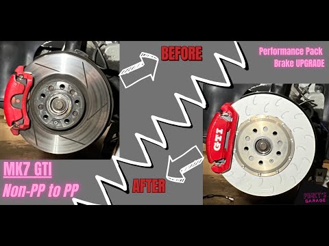 MK7 Volkswagen GTI - Performance Pack Brake Upgrade - DIY