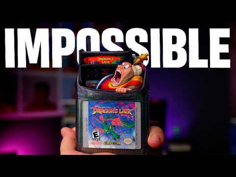 HOW Did Dragon’s Lair Fit on a Game Boy Color?! | The Most Impossible GBC Port Ever