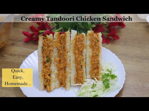 Creamy Tandoori Mayo Chicken Sandwich | 15-Min Easy Recipe (Made with Homemade Tandoori Mayo)