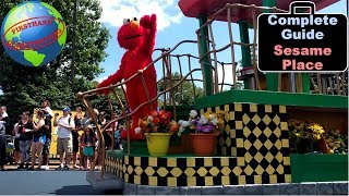 Sesame Place Amusement Park! Firsthand guide - neighborhoods, characters, rides, and water park!