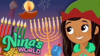 What is Kwanzaa, Hanukkah, and Diwali? | Nina's World | Universal Kids