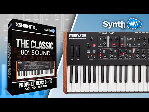 THE CLASSIC 80' SOUND (128 new sounds) | SEQUENTIAL PROPHET REV2 ( 8 - 16 voices) | SOUND BANK