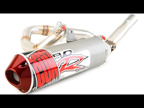 Klx140 Big Gun Exhaust Review. Sounds like a Big Bike!!! (Quality sound Clips)