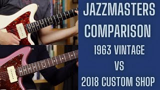 Video thumbnail for Should I have bought it? 1963 Fender Jazzmaster vs my Custom Shop Jazzmaster by StuartRyanMusic
