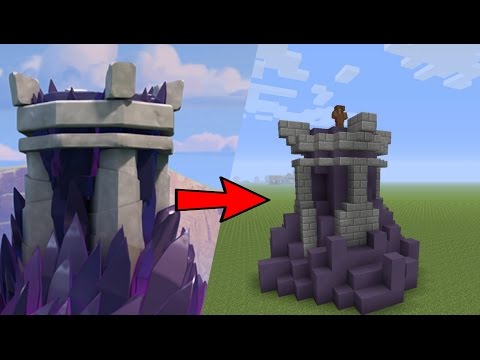 How to Build a Clash of Clans Wizard Tower in Minecraft PS4, Xbox One - Minecraft Tutorial