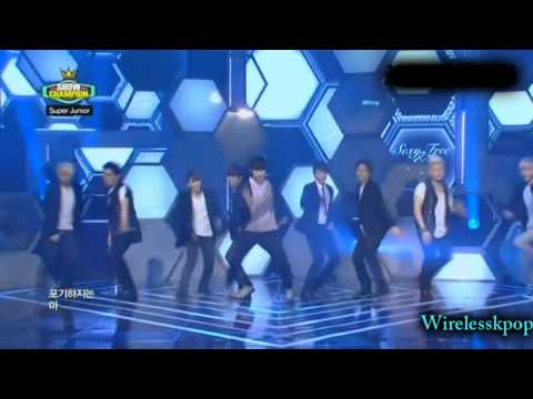 120710 Super Junior - Sexy, Free & Single (Comeback stage) - Show Champion