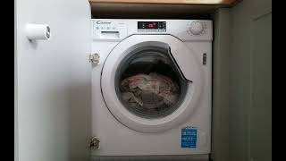 Candy smart washing machine quick 30 min daily wash 30 temperature 1400 spin speed wash part 1