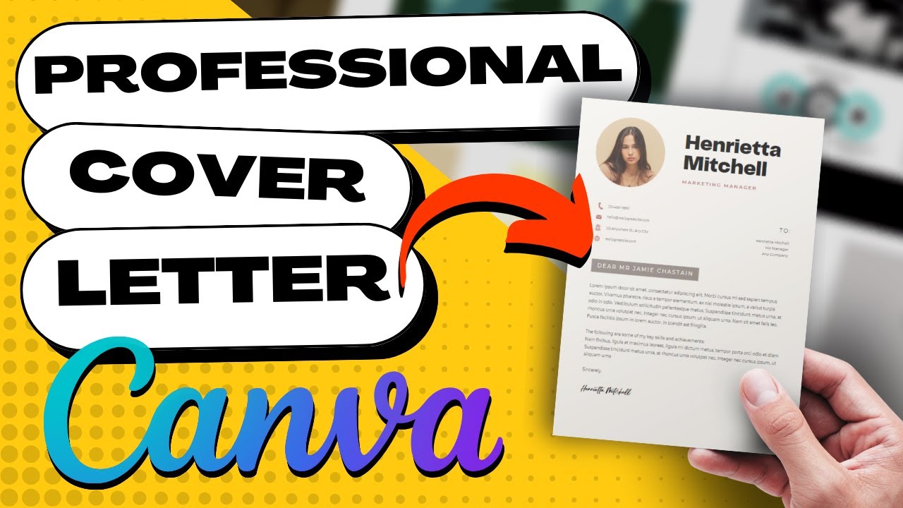 Canva Tutorial: Create a Professional COVER LETTER in Minutes! (Free Templates)