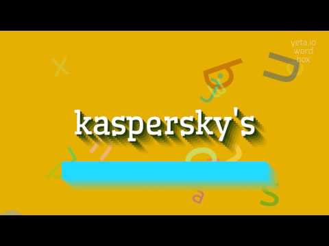 How to say "kaspersky's"! (High Quality Voices)