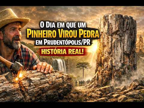 O Dia Em Que Um Pinheiro Que Virou Pedra Em Prudentópolis/PR #PinheiroQueVirouPedra #MistériosBrasil
