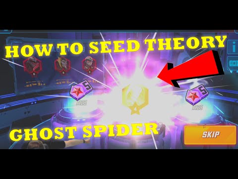 How to Seed Theory - Ghost Spider - Red Star Opening - Marvel Strike Force - MSF