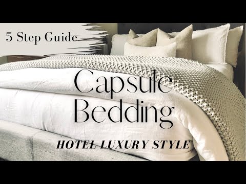 HOTEL LUXURY CAPSULE BEDDING | 5 Step Guide | Affordable Bed Essentials