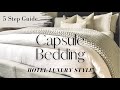 HOTEL LUXURY CAPSULE BEDDING 5 Step Guide Affordable Bed Essentials