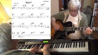 Nefertiti - jazz guitar & piano cover ( Wayne Shorter ) Yvan Jacques