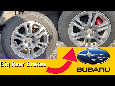 Subaru Forester Rear 2 Pot brake upgrade