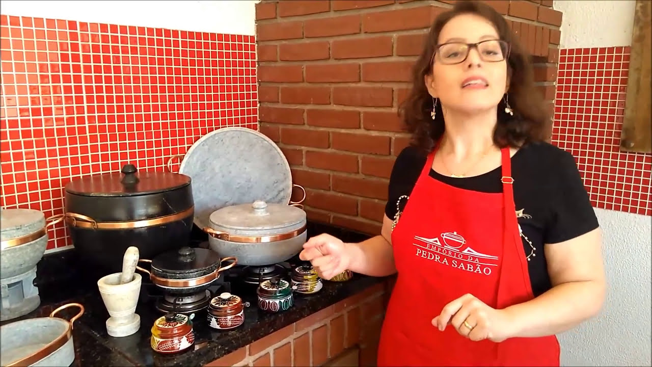 Panela de Pedra Sabão(Curar antes de usar) Acesse: www.emporiodapedrasabao.com.br