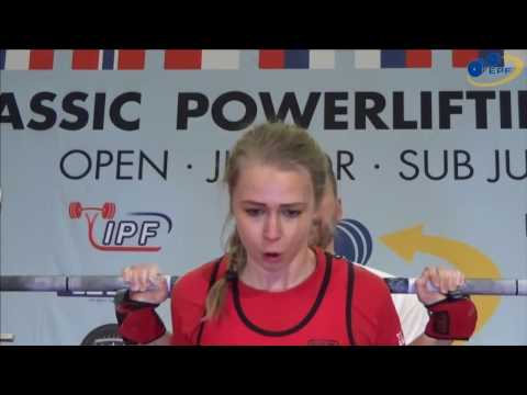 Junior Women, 43 to 57 kg - European Classic Powerlifting Championships 2017