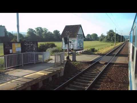 Odjezd vlakem Os 4711 (ČD 560.025) - Dolní Lhota, 3. 7. 2013