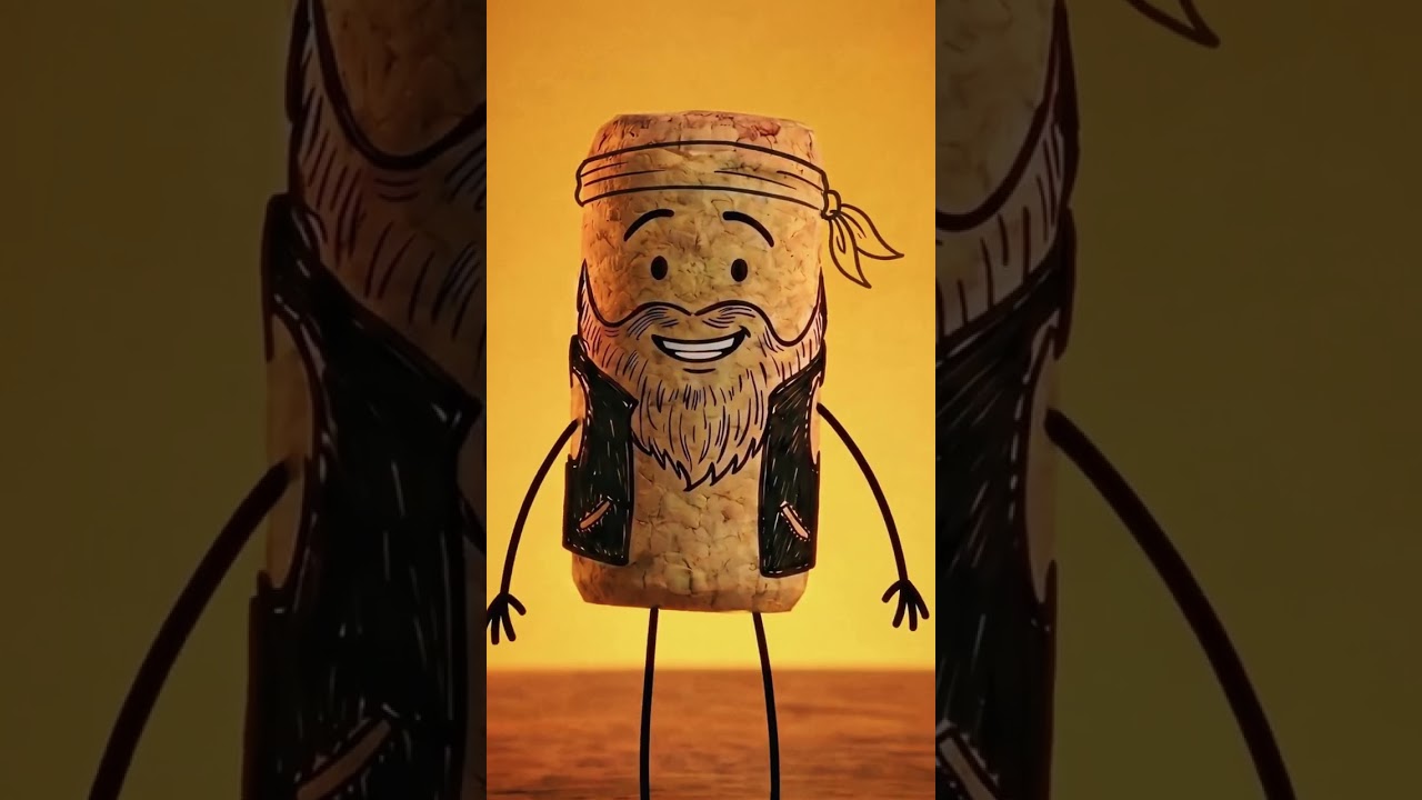 Two buddies - wine corks.