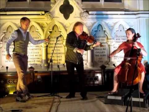 Alasdair Fraser, Natalie Haas and Nic Gareiss at the Steeple Sessions 30th July 2013