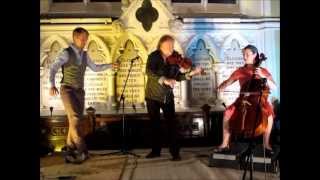 Alasdair Fraser, Natalie Haas and Nic Gareiss at the Steeple Sessions 30th July 2013
