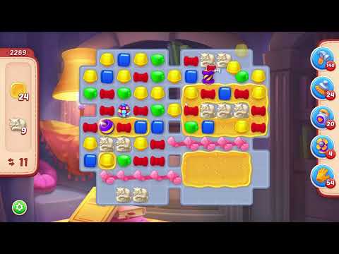 Homescapes 2289 Level - 16 moves - NO BooSTERS