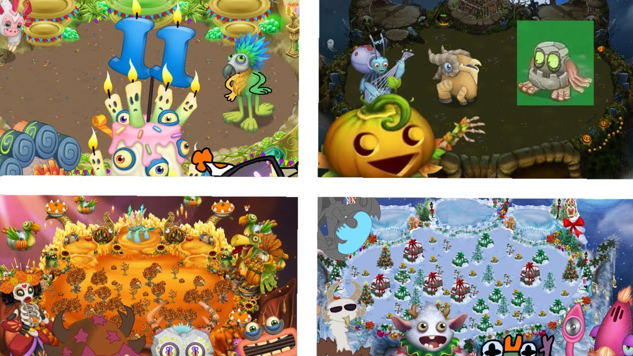 Anniversary month,Spooktacle,beat hereafter,feastember,and festival of yay predictions