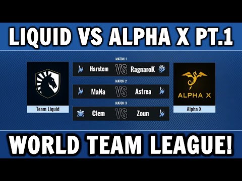 Harstem vs RagnaroK - Team Liquid vs Alpha X Pt. 1 (World Team League)