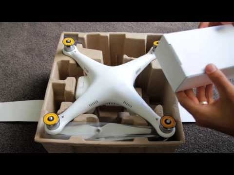 Unboxing Dji Phantom 2 & Zenmuse h3 2d + Setup - 80's cinematic version.