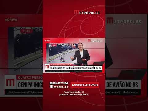 Cenipa inicia investigação sobre queda de avião que matou 4 pessoas no RS