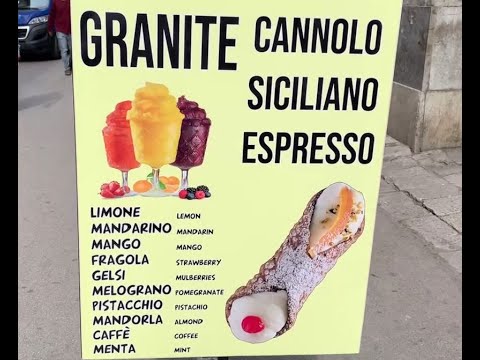 Flavors of Sicilian Granitas