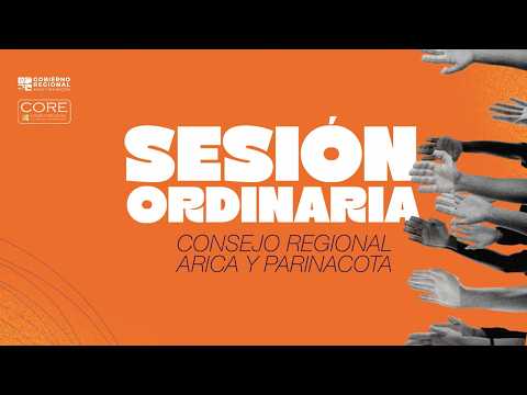 XV Sesión ordinaria del Consejo Regional de Arica y Parinacota