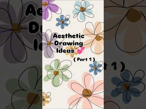 Aesthetic Drawing Ideas ✨ ( Part 1) Easy Drawings 💫 #aesthetic #art #drawing #sketch #shorts #viral
