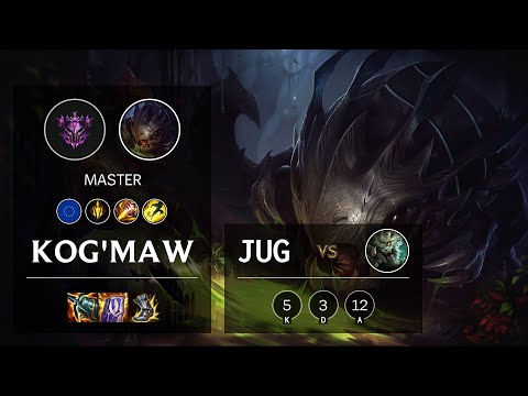 Kog'Maw Jungle vs Rengar - EUW Master Patch 11.15