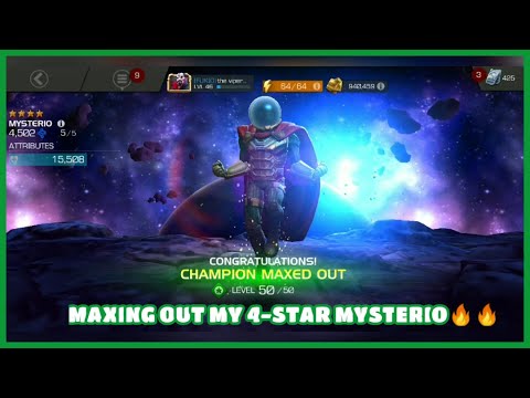 MAXING OUT MY 4-STAR MYSTERIO|MCOC.