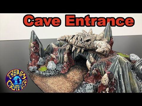 How to Craft an Epic Cave Entrance for Dungeons and Dragons  (The Rot Terrain)