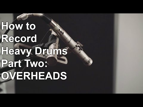 How to record Heavy Drums part two - OVERHEADS  | SpectreSoundStudios TUTORIAL