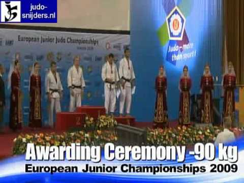 Judo 2009 Yerevan: Awarding ceremony [-90kg]