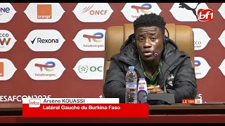 "Je vais tout donner pour que le Burkina soit fière de moi et ce match de demain  je vais la gagner"
