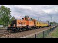 Locon 214 005 1 Und ESL 293 515 3 Mit Einem Messzug In Berlin Johannisthal
