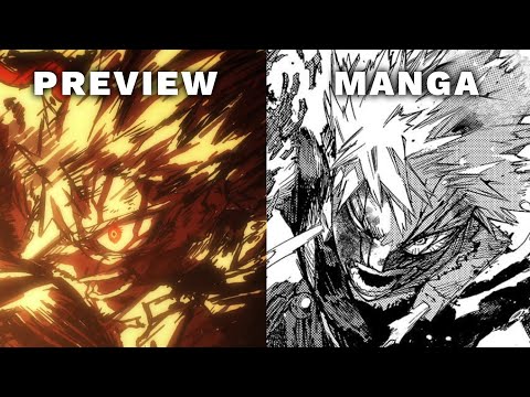 Preview VS Manga - My Hero Academia Final Season Episode 4