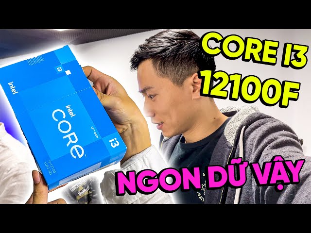 CPU Intel Core i3 12100 TRAY (3.3GHz turbo up to 4.3GHz, 4 nhân 8 luồng, 12MB Cache)