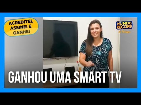 Para ganhar prêmios incríveis, é só assinar o Mundo Record!